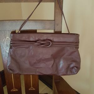 Vintage 1970's 1980's Letisse Oxblood Leather Purse